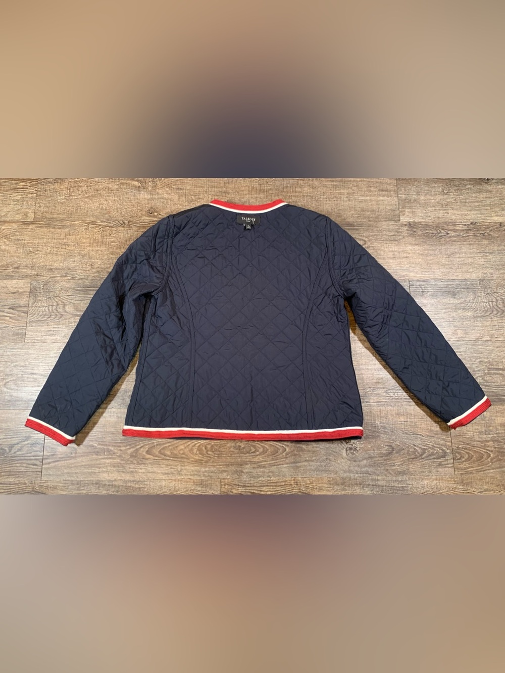 Talbots Reversible Quilted Jacket Size Medium Petite MP NWOT - Picture 13 of 13